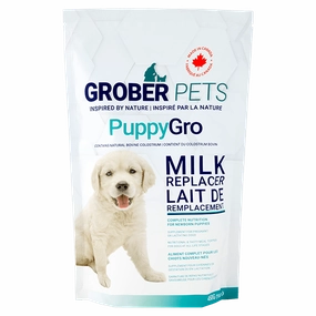 Grober Pets PuppyGro Milk Replacer dog health supplement,dog multivitamin,canine health care