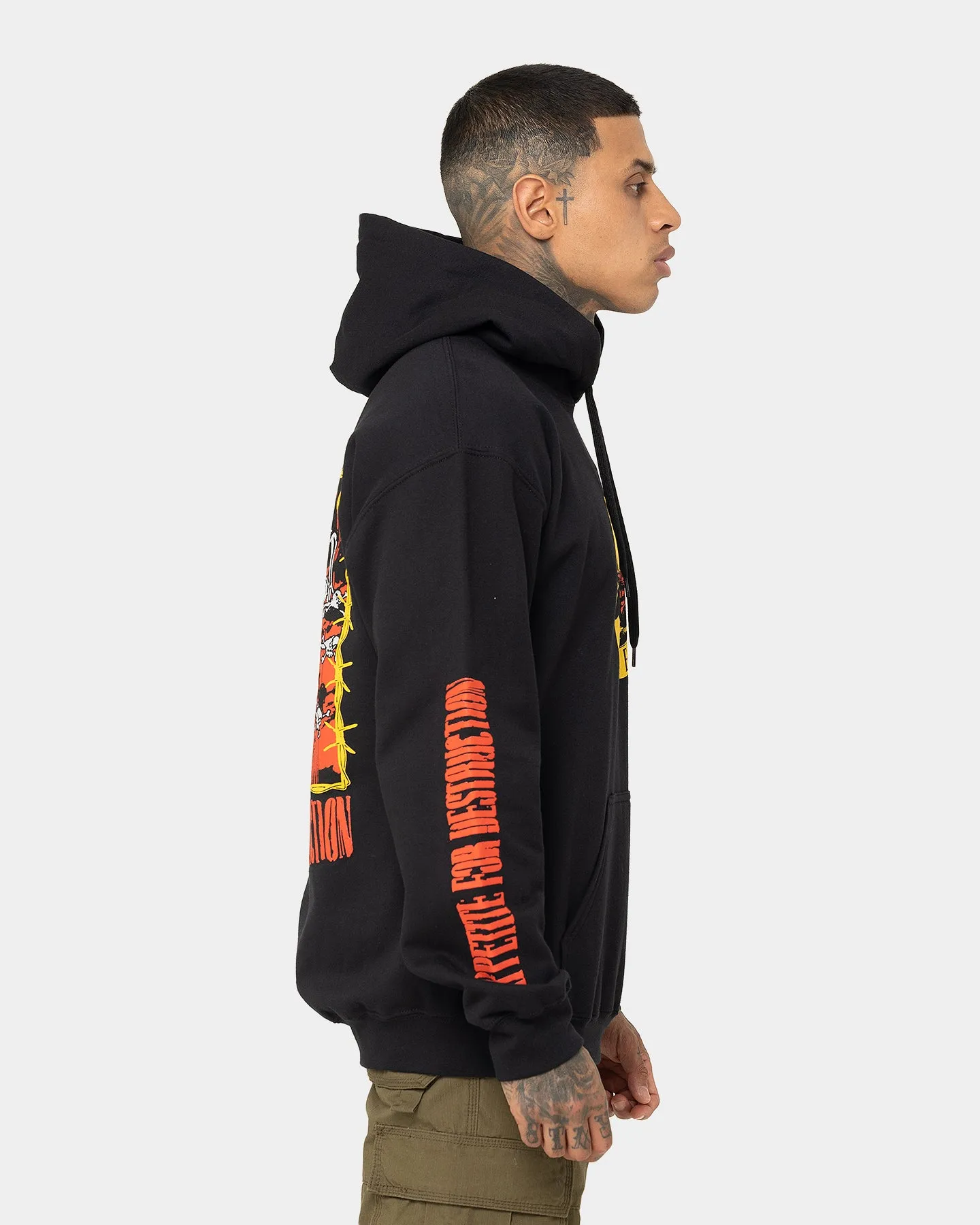 Guns n Roses Appetite Machine Hoodie Black