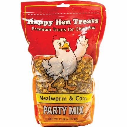 Happy Hen Party Mix Mealworm & Corn made in usa dog toy,usa dog food,american dog products