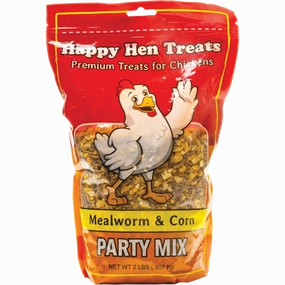 Happy Hen Party Mix Mealworm & Corn made in usa dog toy,usa dog food,american dog products