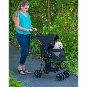 Happy Trails No Zip Lite Strollers- Animal Print dog travel crate,airline approved dog carrier,dog transport bag