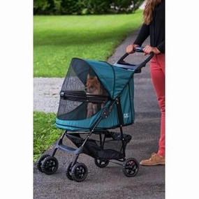 Happy Trails NO-ZIP Pet Stroller in Emerald dog travel crate,airline approved dog carrier,dog transport bag