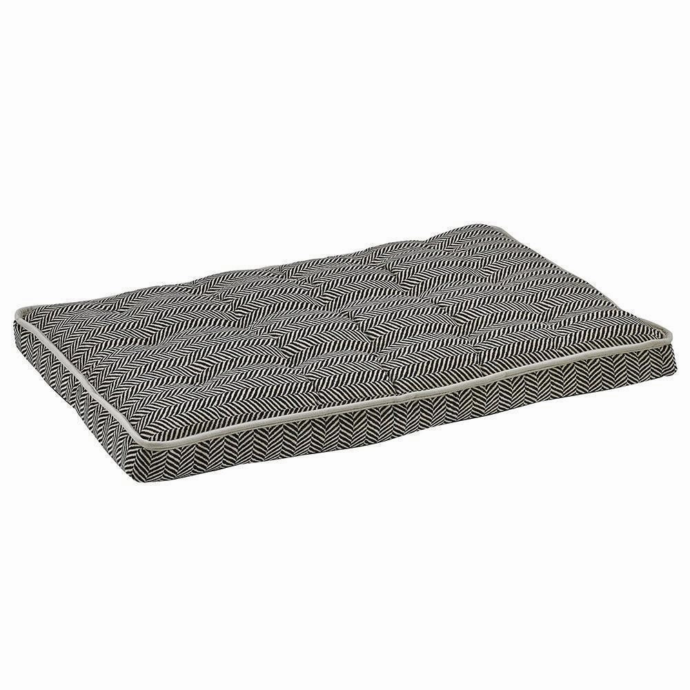 Herringbone Microvelvet Dog Crate Mattress crate mat,memory foam pad,dog bed cushion