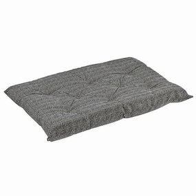 Herringbone Microvelvet Tufted Cushion Dog Crate Mat crate mat,memory foam pad,dog bed cushion