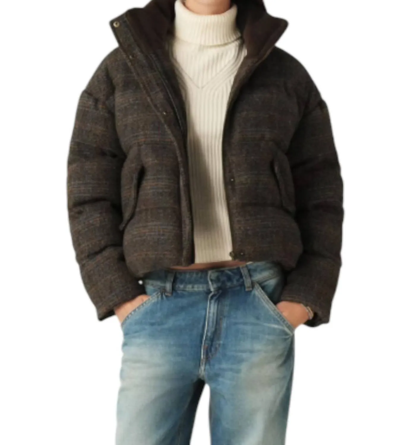 Hidai Padded Jacket In Brown