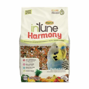 Higgins Intune Harmony Parakeet 2lb bird seed mix,small bird food,parakeet pellets