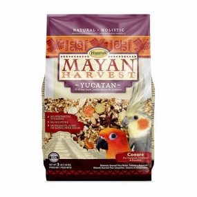 Higgins Mayan Harvest Yucatan Conure 3lb bird seed mix,small bird food,parakeet pellets