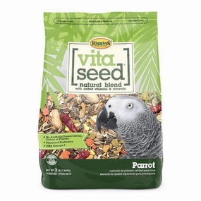 Higgins Vita Seed Parrot 3lb bird seed mix,small bird food,parakeet pellets