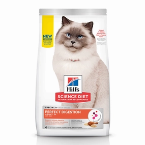 Hill's Science Diet Adult 7  Perfect Digestion Chicken, Barley & Whole Oats Recipe Dry Cat Food cat toys and food,complete cat care,all in one cat kit