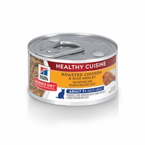 Hill's Science Diet Healthy Cuisine Adult 7  Roasted Chicken & Rice Medley Canned Cat Food cat supplies,cat essentials,cat accessories