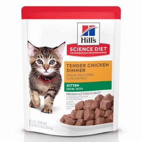 Hill's Science Diet Tender Chicken Dinner Kitten Wet Cat Food cat toys and food,complete cat care,all in one cat kit