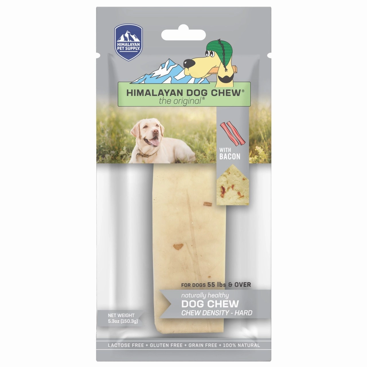 Himalayan Pet Supply Dog Chew - Smoked Hard Cheese Chew with Bacon - X-Large 5.3oz Bag pet id tag,personalized dog tag,engraved cat id