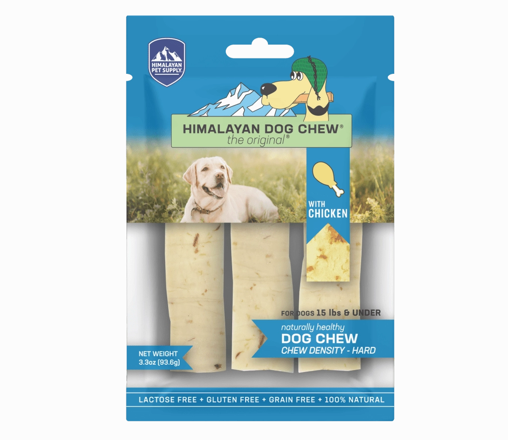 Himalayan Pet Supply Dog Chew - Smoked Hard Cheese Chew with Chicken - Small 3.3oz Bag pet id tag,personalized dog tag,engraved cat id
