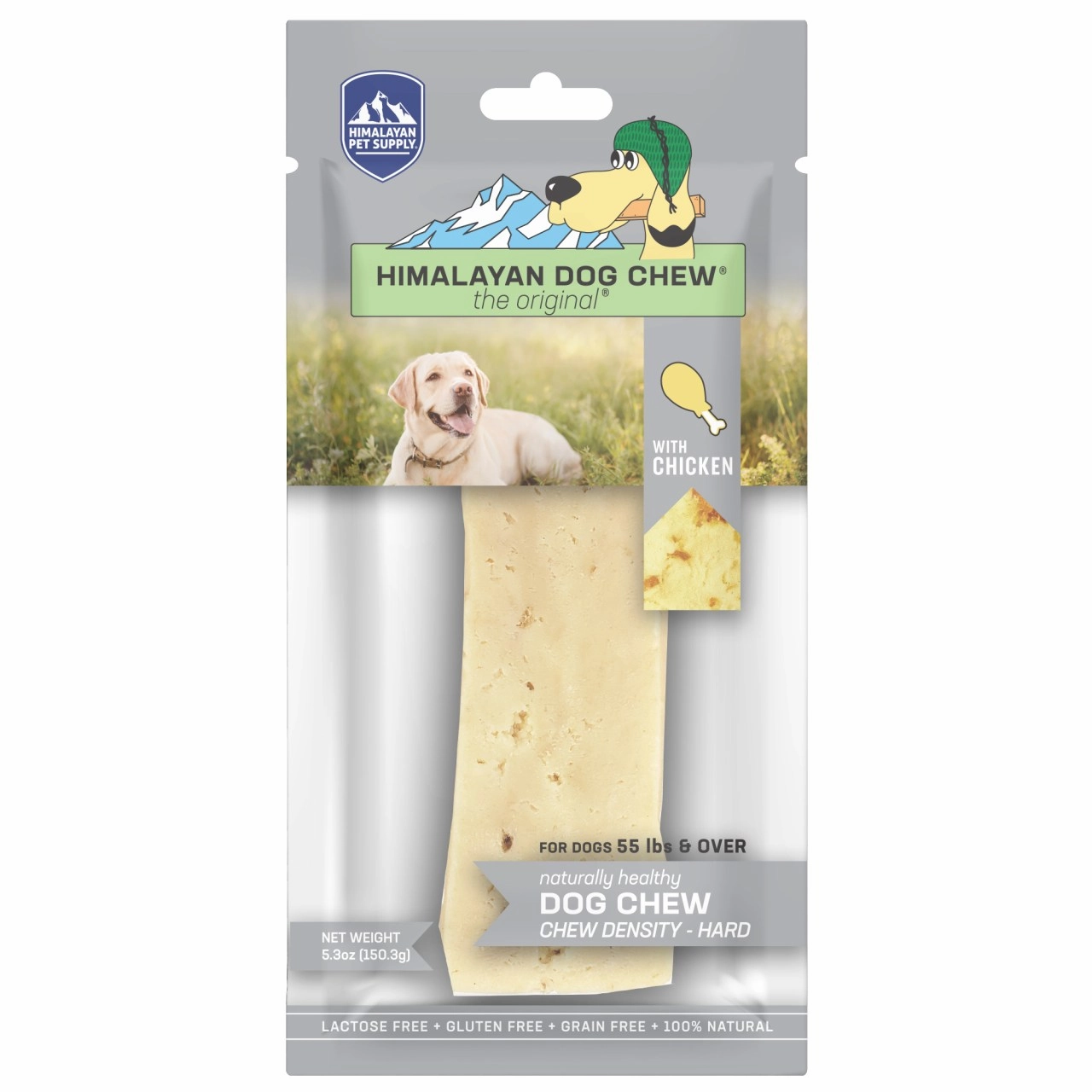 Himalayan Pet Supply Dog Chew - Smoked Hard Cheese Chew with Chicken - X-Large 5.3oz Bag pet id tag,personalized dog tag,engraved cat id