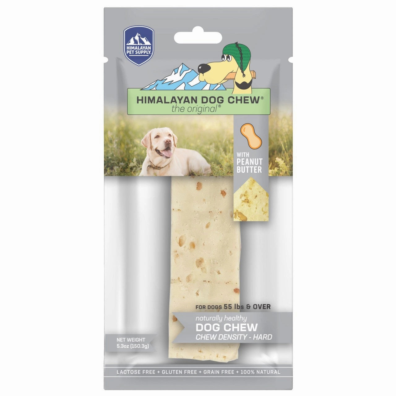 Himalayan Pet Supply Dog Chew - Smoked Hard Cheese Chew with Peanut Butter - X-Large 5.3oz Bag pet id tag,personalized dog tag,engraved cat id