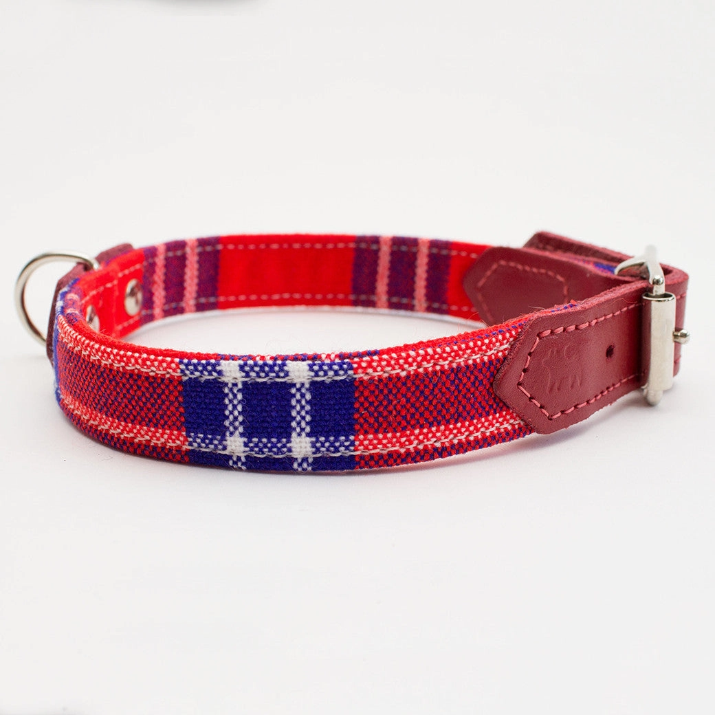 Hiro Wolf Collar: Shuka Red