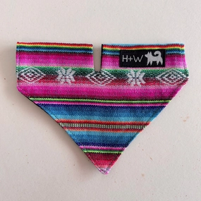 Hiro Wolf Dog Bandana: Inca Blue performance harness,agility dog vest,athletic dog gear