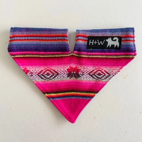 Hiro Wolf Dog Bandana: Inca Pink performance harness,agility dog vest,athletic dog gear
