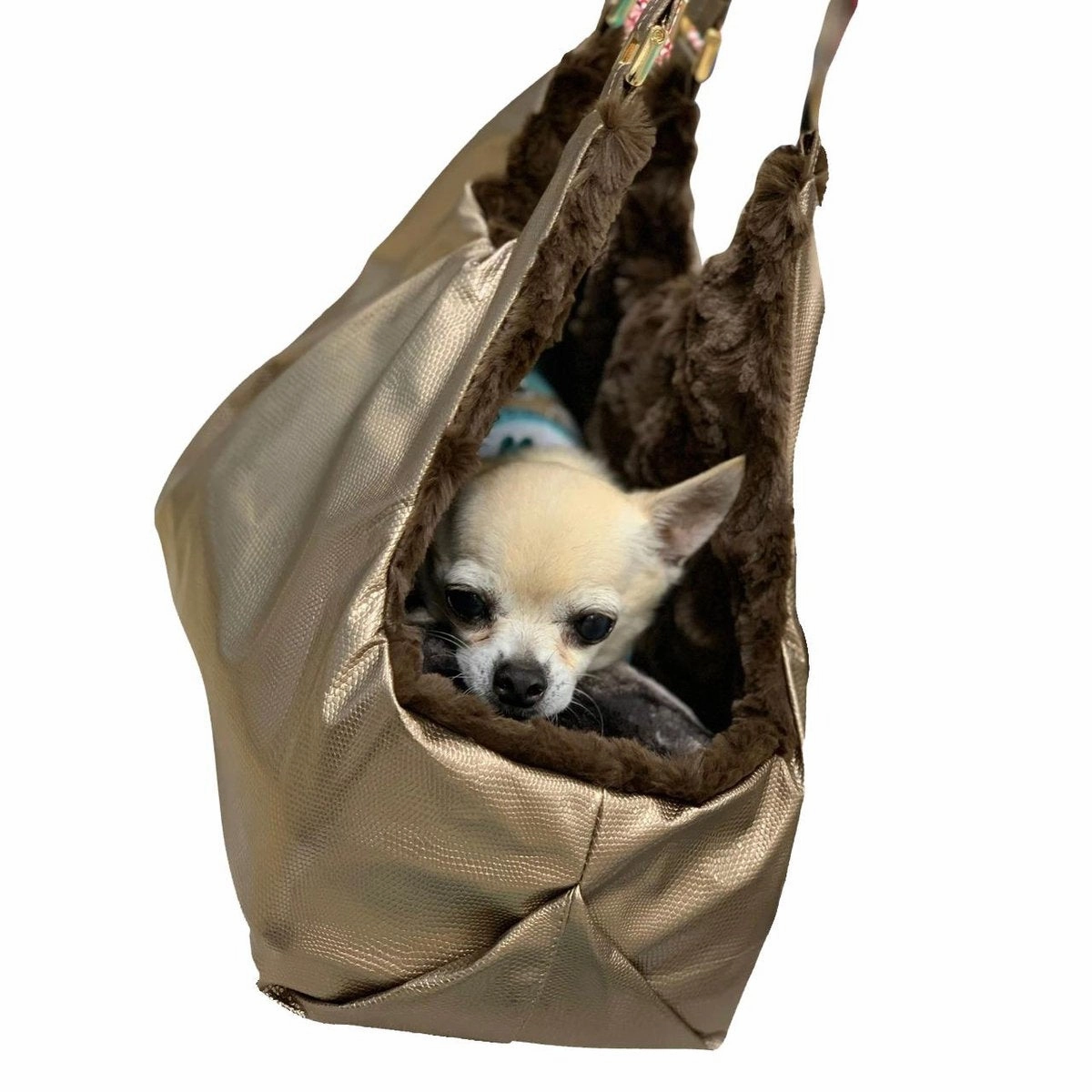 Hollywood Tote Dog Carrier Metallic Snake