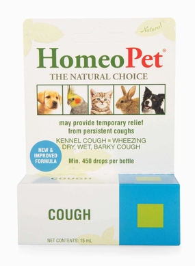 HomeoPet Cough Remedy for Pets, 15 mL soft chew treat,chewy dog snacks,tender bites for dogs