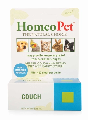 HomeoPet Cough Remedy for Pets, 15 mL organic dog treat,hypoallergenic dog snack,specialty pet treat