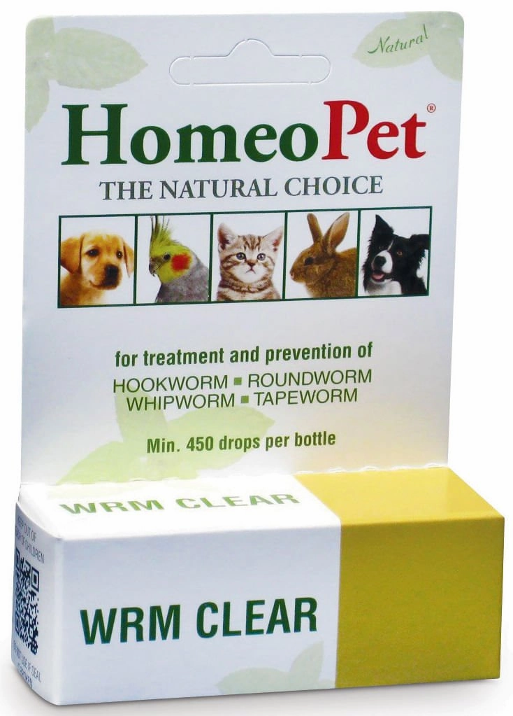 HomeoPet Wrm Clear, 15 mL soft chew treat,chewy dog snacks,tender bites for dogs