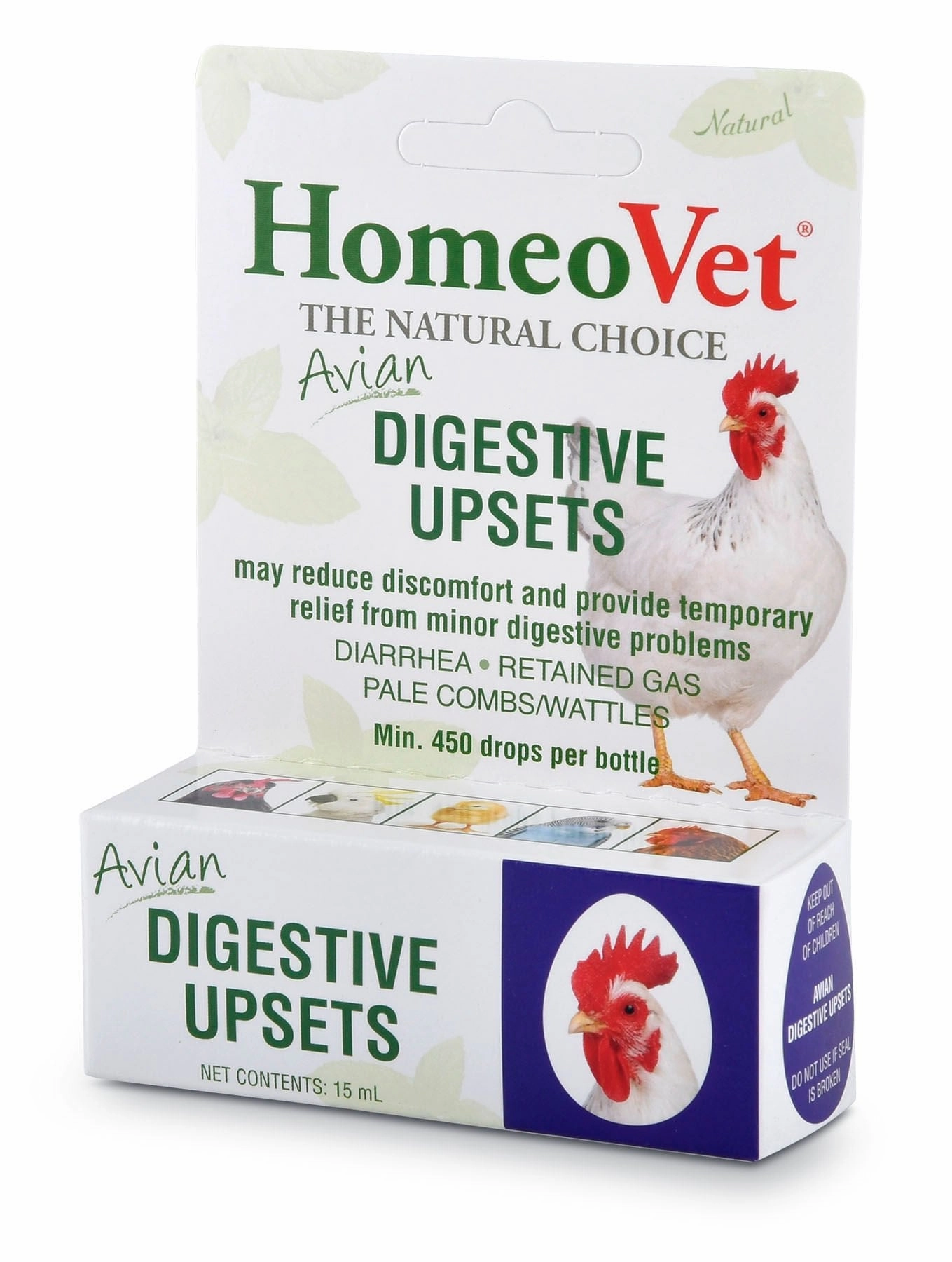 HomeoVet Avian Digestive Upsets, 15 mL soft chew treat,chewy dog snacks,tender bites for dogs
