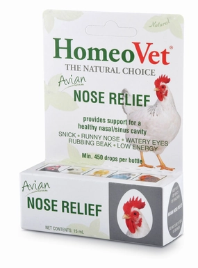 HomeoVet Avian Nose Relief, 15 mL soft chew treat,chewy dog snacks,tender bites for dogs
