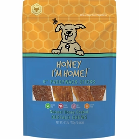 Honey I'm Home! Buffalo Paddywack 5pk pet id tag,personalized dog tag,engraved cat id