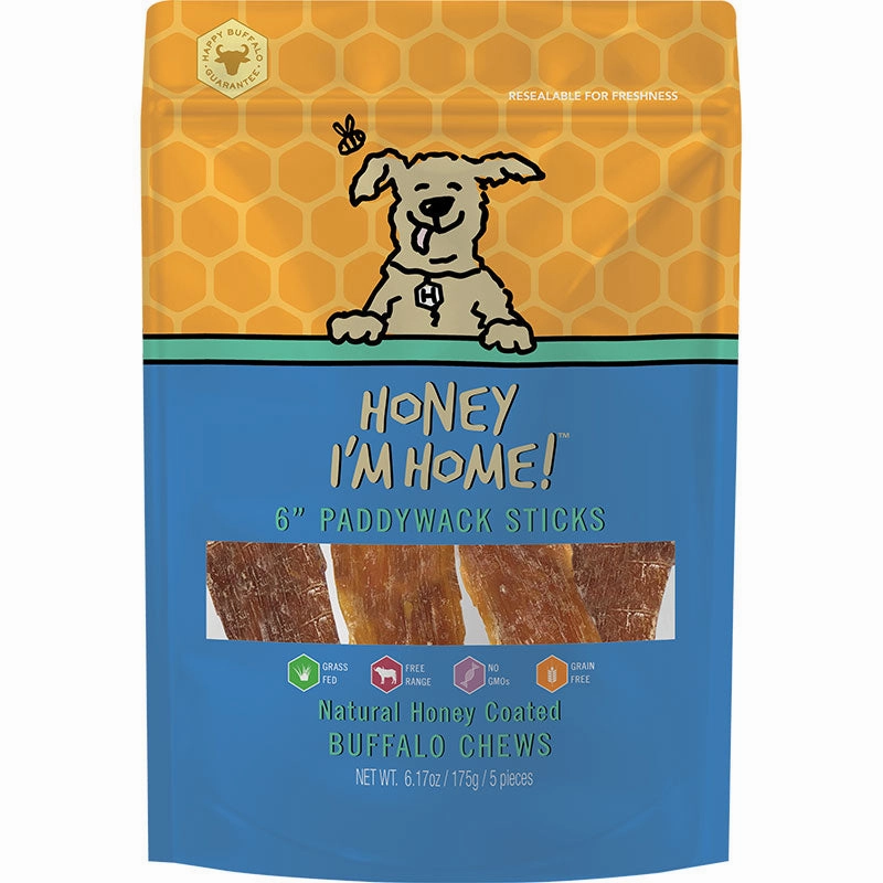 Honey I'm Home! Buffalo Paddywack 5pk pet id tag,personalized dog tag,engraved cat id