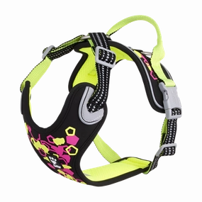 Hurtta Dog Harness: Weekend Warrior Neon Harness puppy harness,puppy toys,puppy starter kit