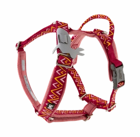 Hurtta Dog Y-Harness: Razzle Dazzle, Beetroot puppy harness,puppy toys,puppy starter kit