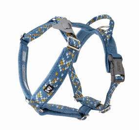 Hurtta Dog Y-Harness: Razzle Dazzle, Bilberry puppy harness,puppy toys,puppy starter kit