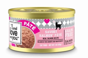 I And Love And You Grain Free Savory Salmon Pate Canned Cat Food cat supplies,cat essentials,cat accessories