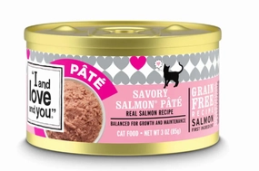 I And Love And You Grain Free Savory Salmon Pate Canned Cat Food cat toys and food,complete cat care,all in one cat kit
