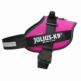 IDC Powerharness - Dark Pink dog harness and leash,reflective dog collar,pet walking gear