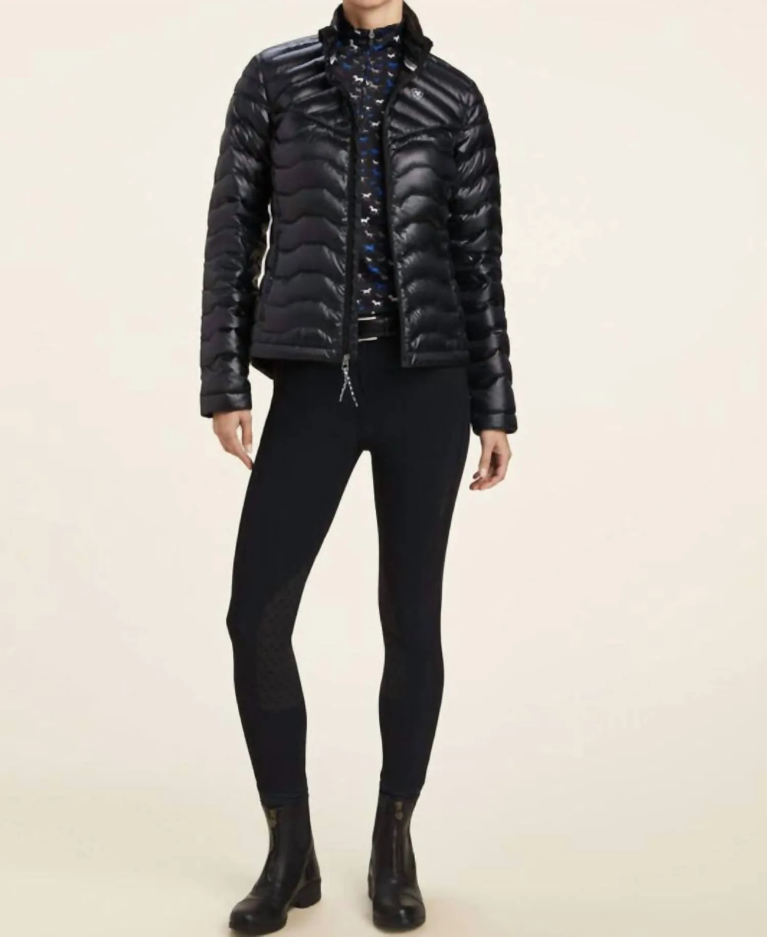 Ideal Down Jacket In Ir Black