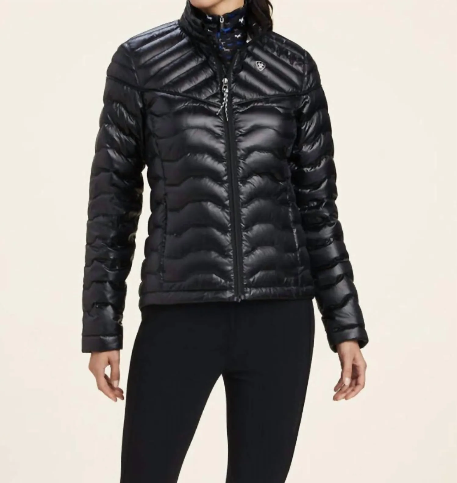 Ideal Down Jacket In Ir Black