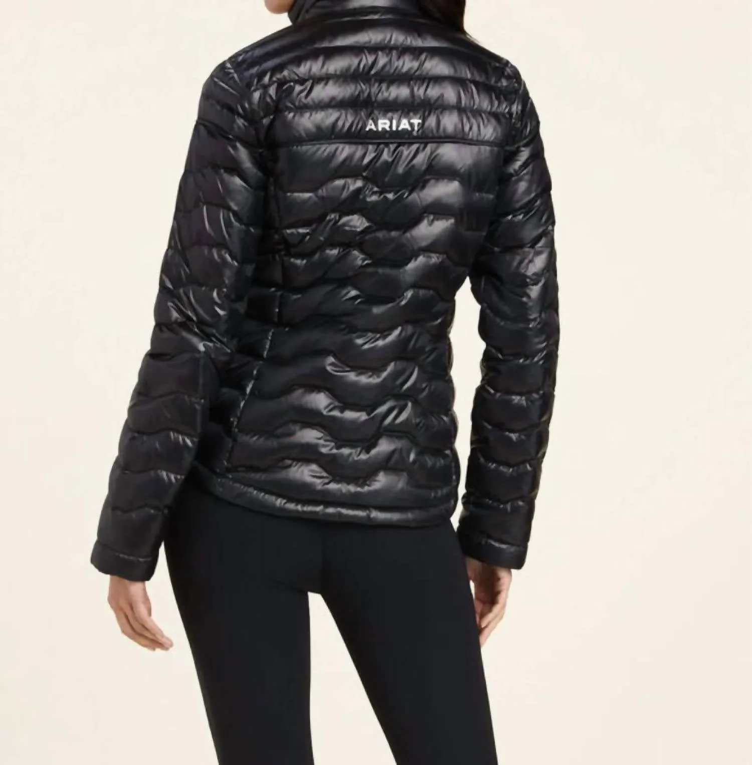 Ideal Down Jacket In Ir Black