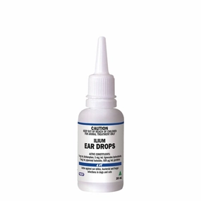 Ilium Ear Drops for Dogs & Cats 20ml food toppers for dogs,dog gravy,dog flavor boost