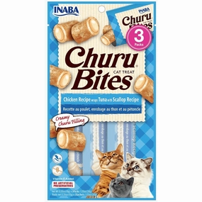 INABA Churu Bites Chicken Recipe Wraps Tuna with Scallop Recipe Cat Treats crunchy cat treat,crispy cat snack,dry cat treat