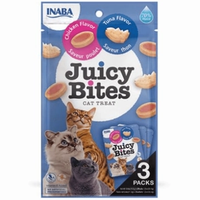 INABA Juicy Bites Tuna and Chicken Flavoured Cat Treats crunchy cat treat,crispy cat snack,dry cat treat