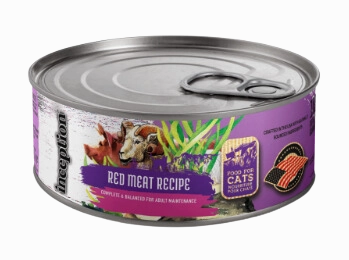 Inception Wet Cat Food Red Meat Recipe 5.5oz Can grain free wet cat food,senior cat wet food,cat pt