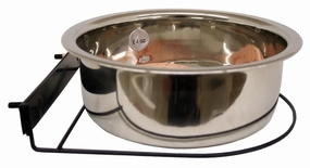 Indipets Stainless Steel Coop Cup with Screw-Nut Holder soft chew treat,chewy dog snacks,tender bites for dogs