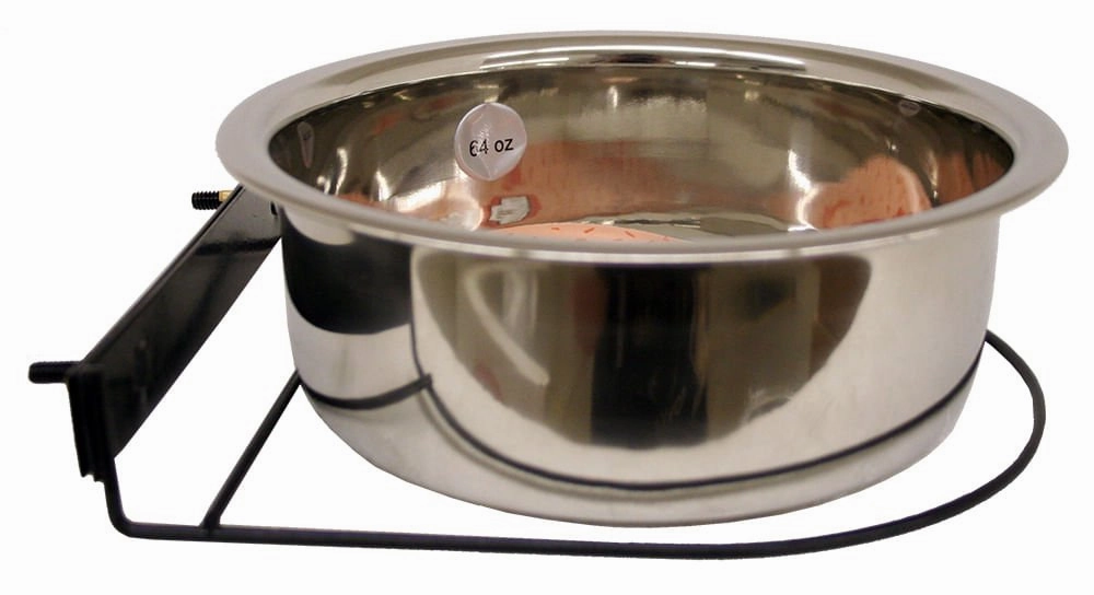 Indipets Stainless Steel Coop Cup with Screw-Nut Holder soft chew treat,chewy dog snacks,tender bites for dogs