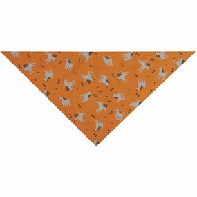 Insect Shield Dogs & Bones Flea & Tick Bandana For Dogs (Orange) dog clothes,dog sweater,fashionable dog wear