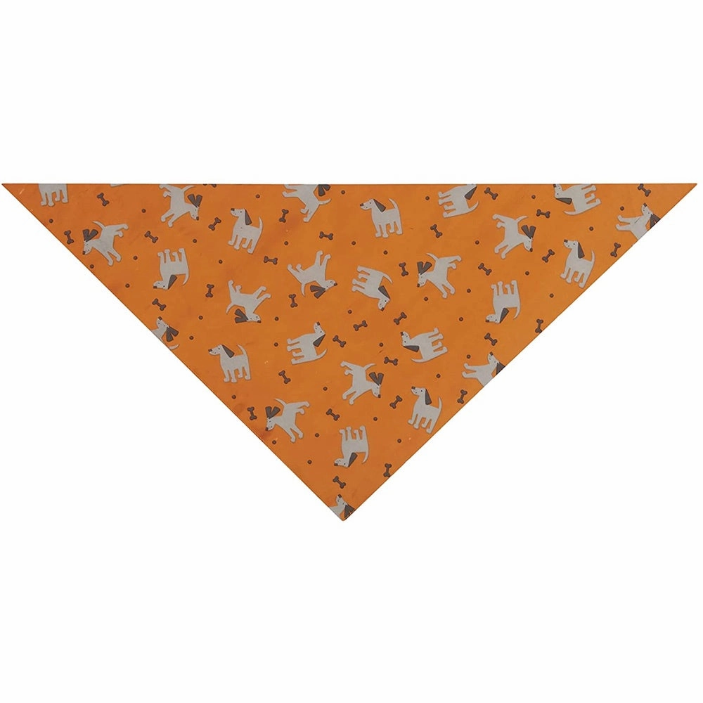Insect Shield Dogs & Bones Flea & Tick Bandana For Dogs (Orange) dog clothes,dog sweater,fashionable dog wear