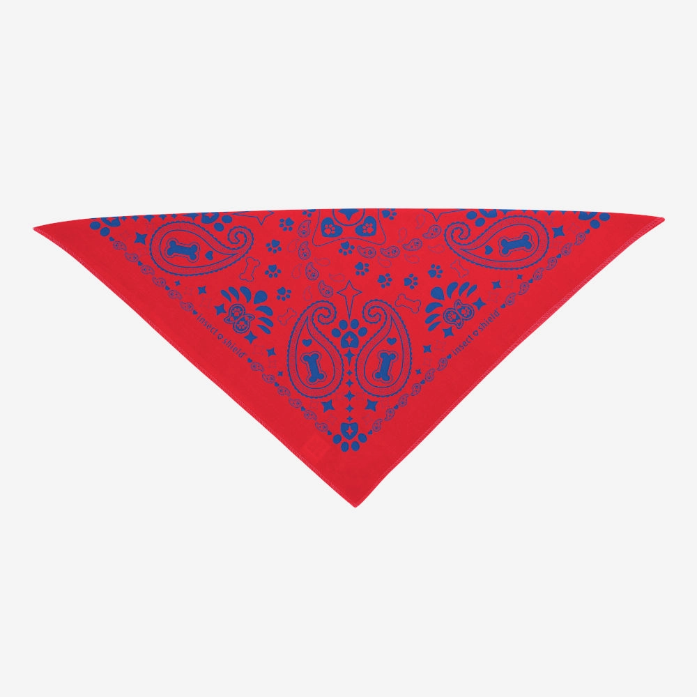 Insect Shield Paisley Flea & Tick Bandana For Dogs (Poppy) dog clothes,dog sweater,fashionable dog wear