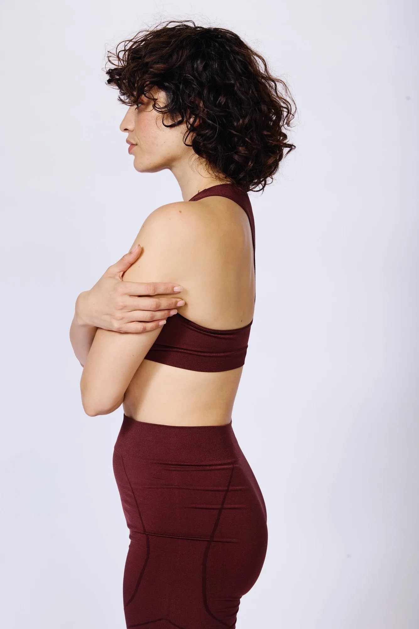 INSPIRE Bikini Bra Top | Maroon
