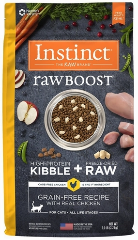 Instinct Raw Boost Grain-Free Real Chicken Dry Cat Food cat toys and food,complete cat care,all in one cat kit